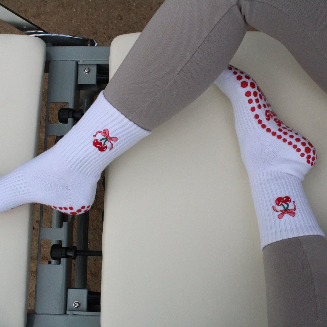 CHERRIES & BOW GRIP SOCKS